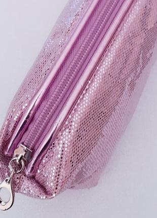 Косметичка розовая блестящая!