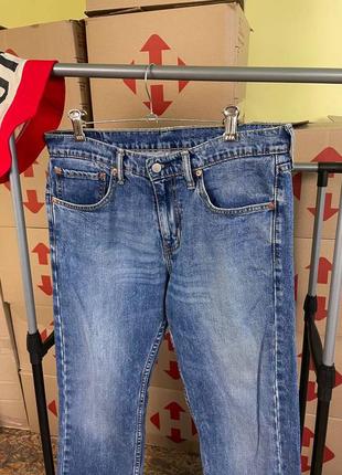 Чоловічі сині джинси levis 5272 фото