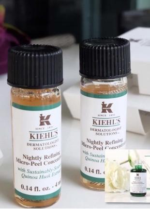 Ночной концентрат для микропилинга kiehl’s nightly refining micro-peel concentrate1 фото