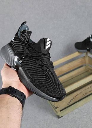 Стильні кросівки alphabounce instinct (чорно/сірий) 9