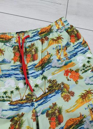 Пляжные шорты с гавайским принтом george2 фото