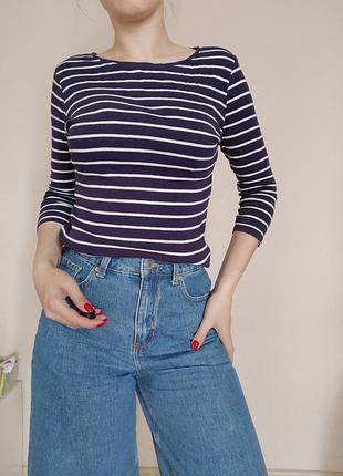 Лонгслив тельняшка