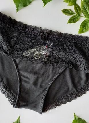 Замечательные женские трусики слипы love bra miriam s  черные