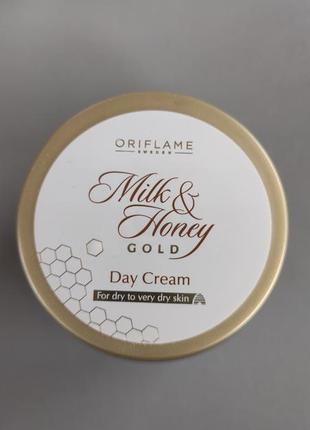 Крем для лица дневной ночной орифлейм мед и молоко oriflame milk honey day night3 фото