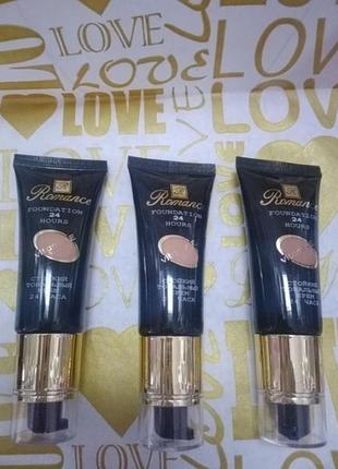 Стійкий тональний крем для обличчя від romance 1,2,5