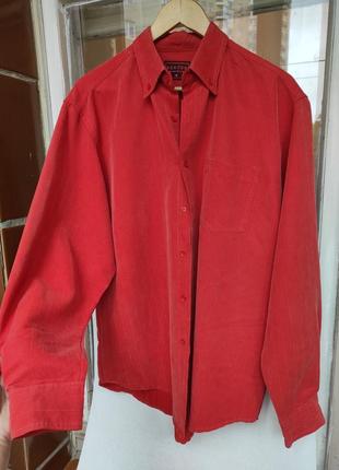 Шикарная рубашка цвета "сицилийский апельсин"