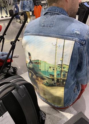 Джинсовая куртка zara