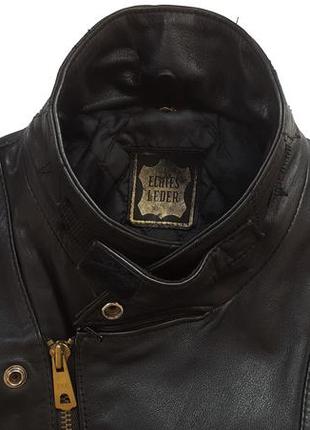 Винтажная мото куртка косуха 80-х polo motorrad motorcycle leather jacket4 фото