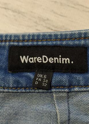 🤓 ware denim original джинсовая юбка спідниця2 фото