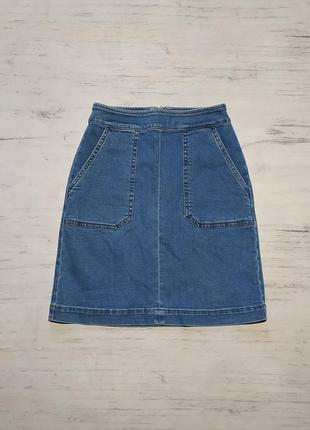 🤓 ware denim original джинсовая юбка спідниця1 фото