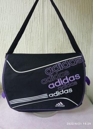 Сумка спортивна adidas/ сумка через плече. сумка через плече