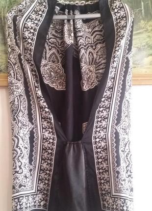 Шелковое  винтаж 90/х мини платье  с открытой спинкой amour de pin-up robe, шелк,  франция4 фото