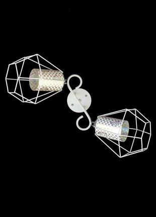 Люстра на 2 плафона в стиле лофт