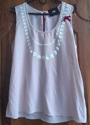 Топ dolce gabbana шовк