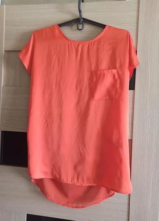 Оранжевая блуза