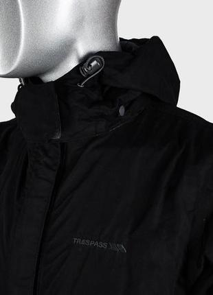Trespass мужская черная куртка с капюшоном, демисезонная5 фото