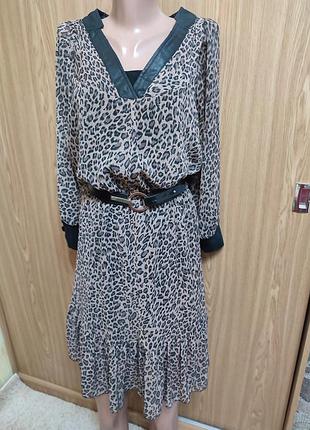 Платье шифоновое миди