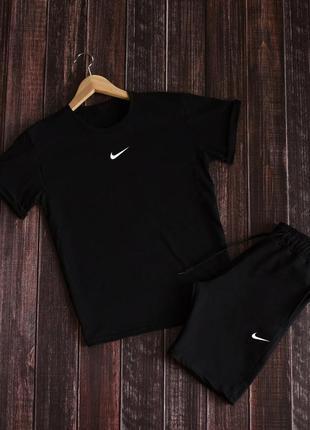 Чоловічий, літній костюм спортивний, шорти і футболка літо nike / шорты и футболка лето трикотаж найк