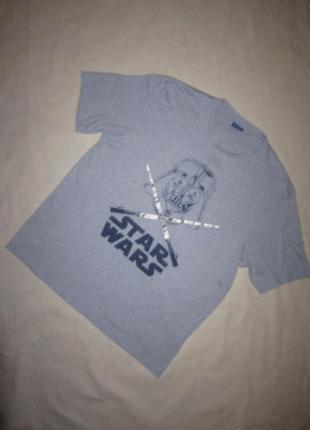Голубая футболка звездные войны/star wars1 фото