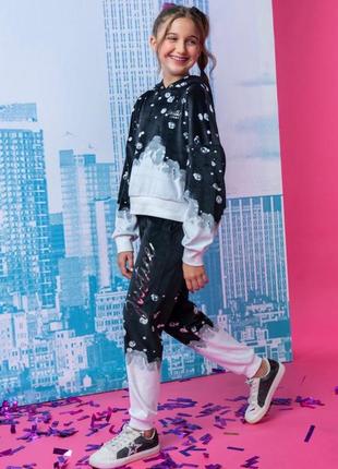 Дитячий велюровий костюм justice костюм детский zara на девочку