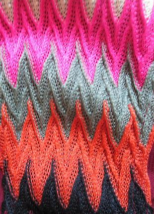 Шикарний роздільний купальник на зав'язках принт зигзаг primark 🍒🌺🍒