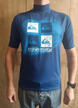 Чоловіча гідро футболка з захистом від сонця quiksilver , розмір м