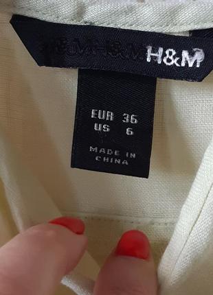 Супер легкий топ з льону h&m4 фото