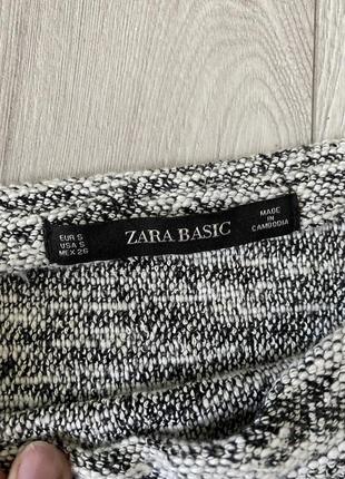 Спідниця асиметрична сіра трикотажна стильна zara3 фото