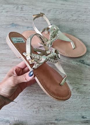 В'єтнамки босоніжки шльопанці шкіряні san marina