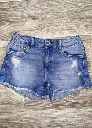 Стильні шорти з потертістю 11-12 років 152 р