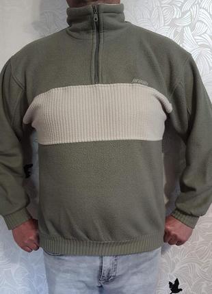 Флисовая толстовка/кофта/свитер большого размера