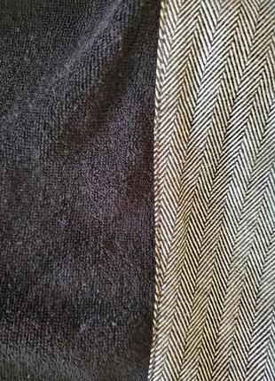Хороший якісний котоновий чоловічий халат на махровій підкладці10 фото
