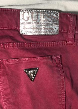 Узкие брендовые розовые джинсы guess2 фото