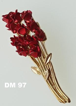 Брошь коллекционная от "dm 97" / бижутерия / винтаж / ретро / стиль / дизайн