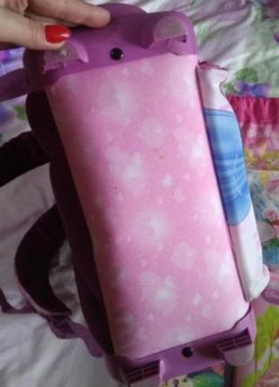Каркасний,ортопедичний рюкзак для дівчинки молодших класів,куплений в італії,виробник фірма disney5 фото