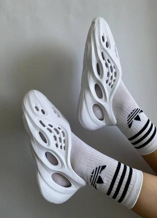 Сандалі adidas yeezy foam runner mineral white7 фото