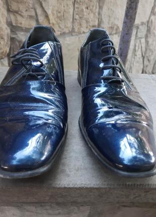 Чоловічі лакові туфлі ekol.2 фото
