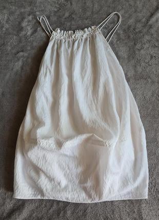 ✅✅✅ розпродаж жіночий сарафан плаття балон hm вершкового кольору4 фото