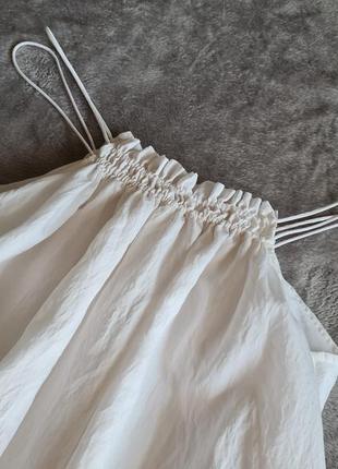 ✅✅✅ розпродаж жіночий сарафан плаття балон hm вершкового кольору10 фото
