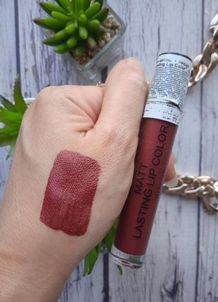 Жидкая помада для губ radiant matt lasting lip color тон 63.