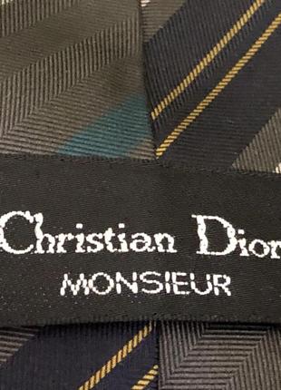 Шовковий галстук christian dior2 фото