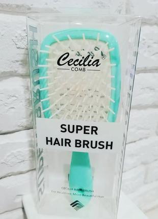 Гребінець для волосся super hair brush cecilia