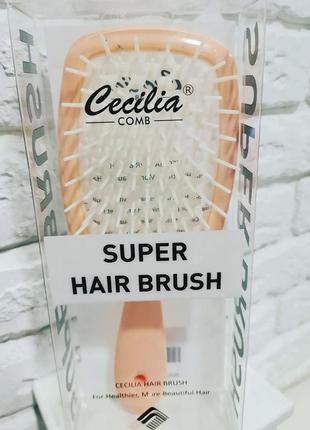 Гребінець для волосся super hair brush cecilia4 фото