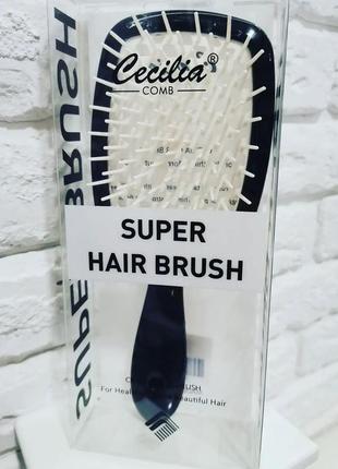 Расческа для волос super hair brush cecilia5 фото