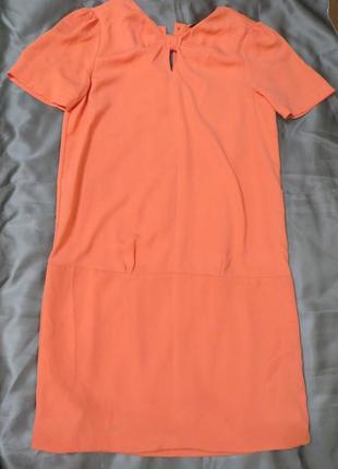 Платье massimo dutti нежно персикового цвета1 фото