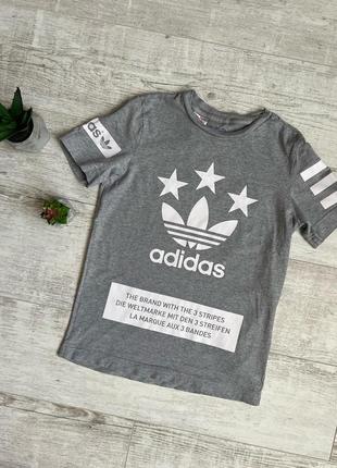 Серая футболка adidas ( оригинал ), 12-13 лет
