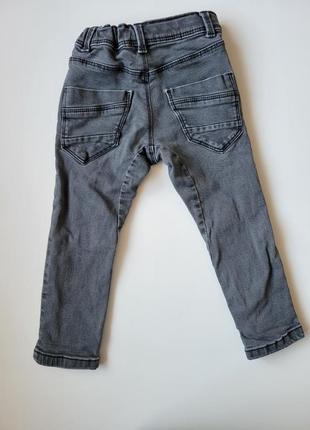 Сірі джинси скінні mini club 86-92 на 1,5-2 м4 фото