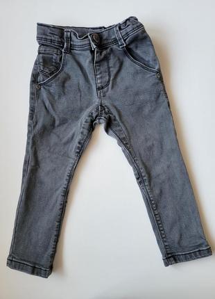 Сірі джинси скінні mini club 86-92 на 1,5-2 м