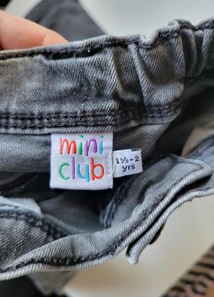 Сірі джинси скінні mini club 86-92 на 1,5-2 м2 фото