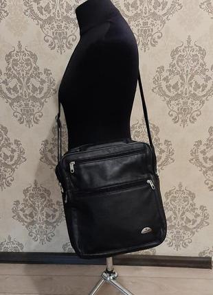 Дорожня сумка месенжер samsonite sergeant black